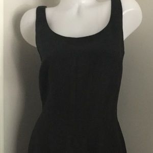 JESSICA HOWARD  Linen/Rayon BLACK DRESS Size: 12